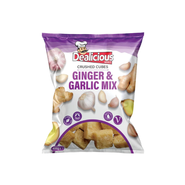 Dealicious Crushed Cubes Ginger & Garlic Mix 400g