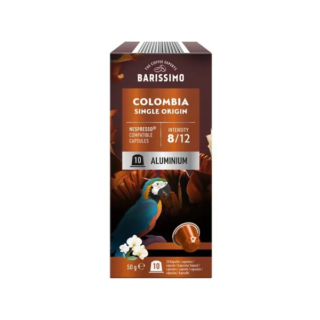 Barissimo Colombian Single Origin Aluminium Coffee Capsules - 10 Pack