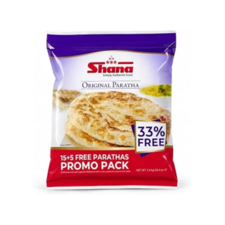 Shana Original Paratha Promo Pack (15 + 5 Free, 20-Piece Value Pack)