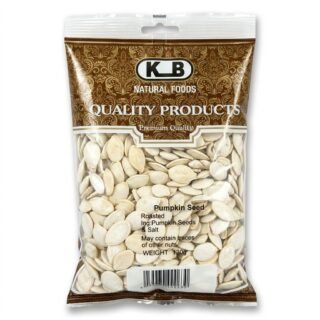 KB Natural Foods Premium Roasted Pumpkin Seeds – 130g
