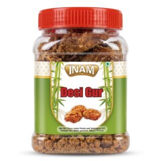 Inam Desi Gur (Traditional Unrefined Cane Jaggery) – 500g