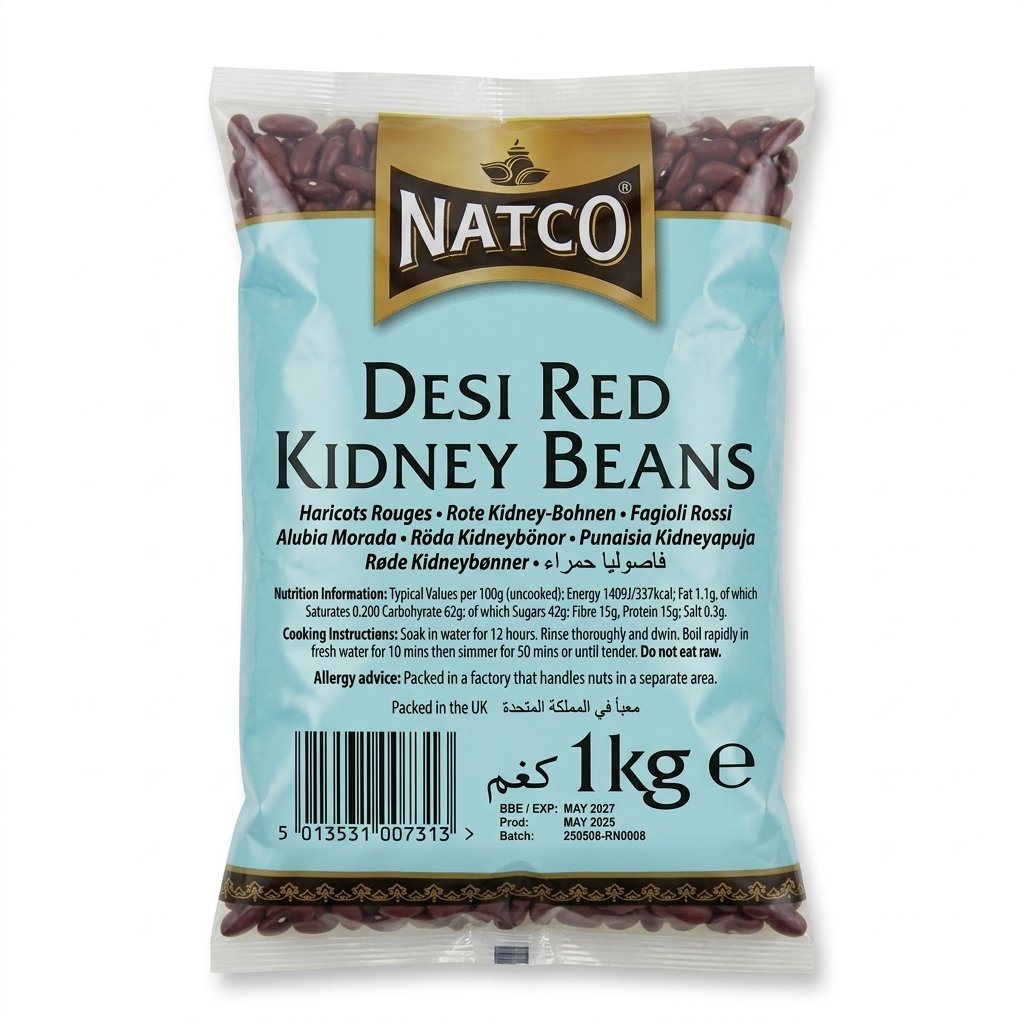Natco Desi Red Kidney Beans (Rajma) – 1kg
