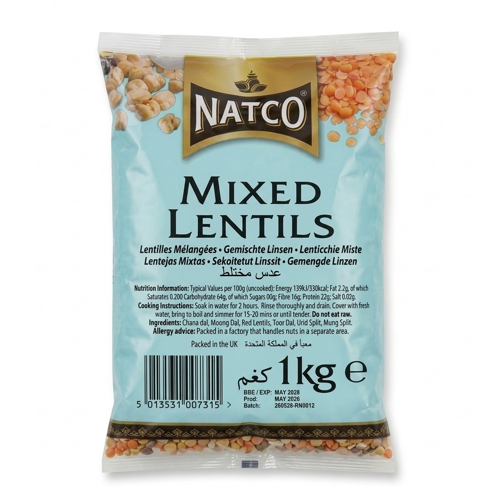 Natco Mixed Lentils - 1kg