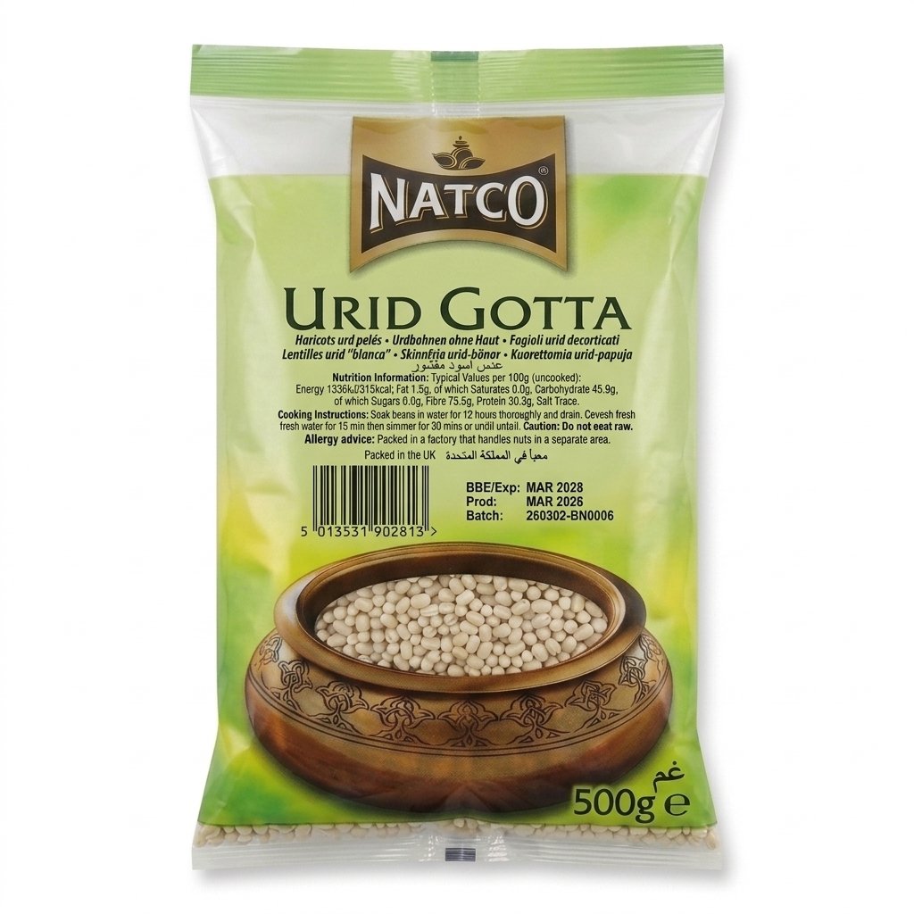 Natco Urid Gotta - 500g