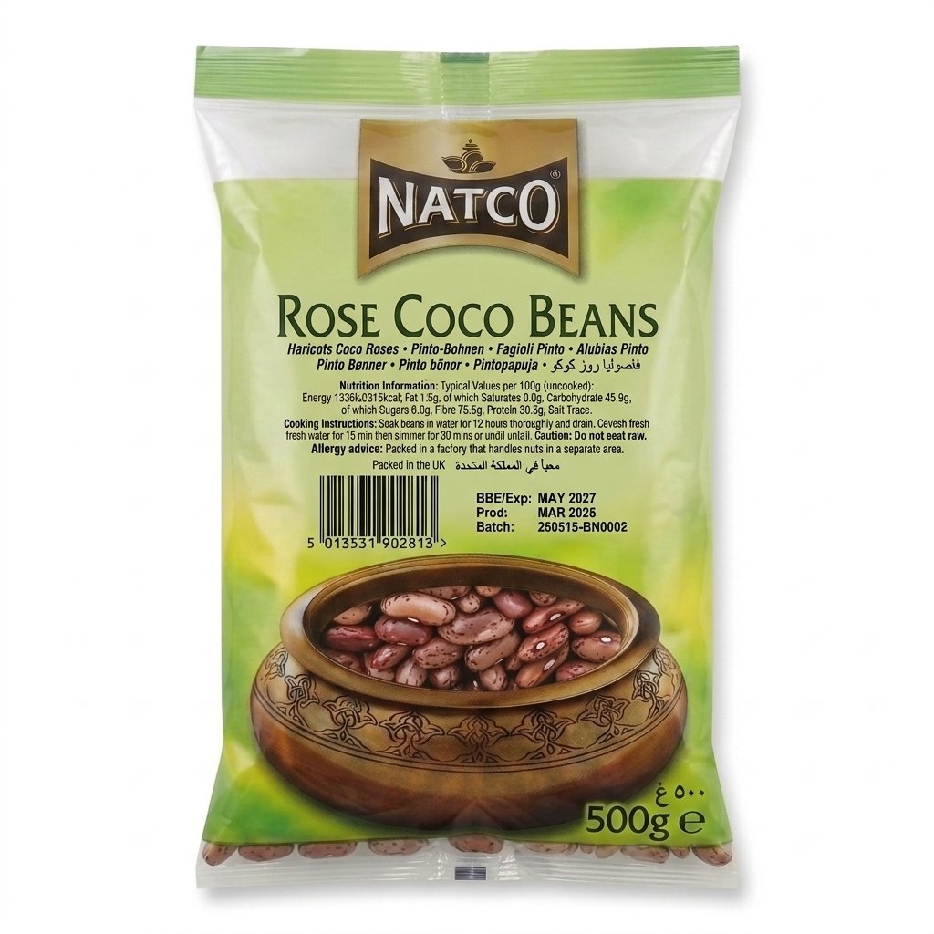 Natco Rose Coco Beans (Borlotti Beans) – 500g